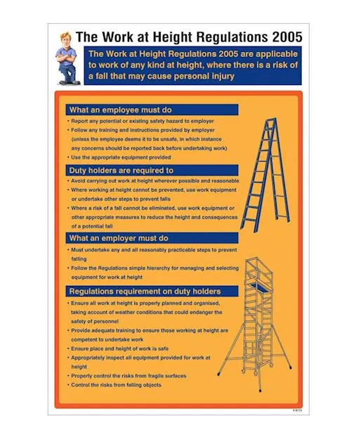 Working at Height Regulations 2005
