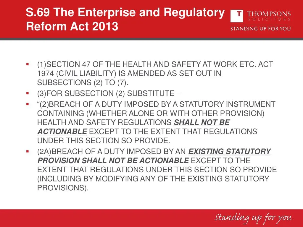 Enterprise and Regulatory Reform Act 2013