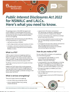 Public Interest Disclosure Act